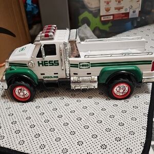 Green and White Toy Truck